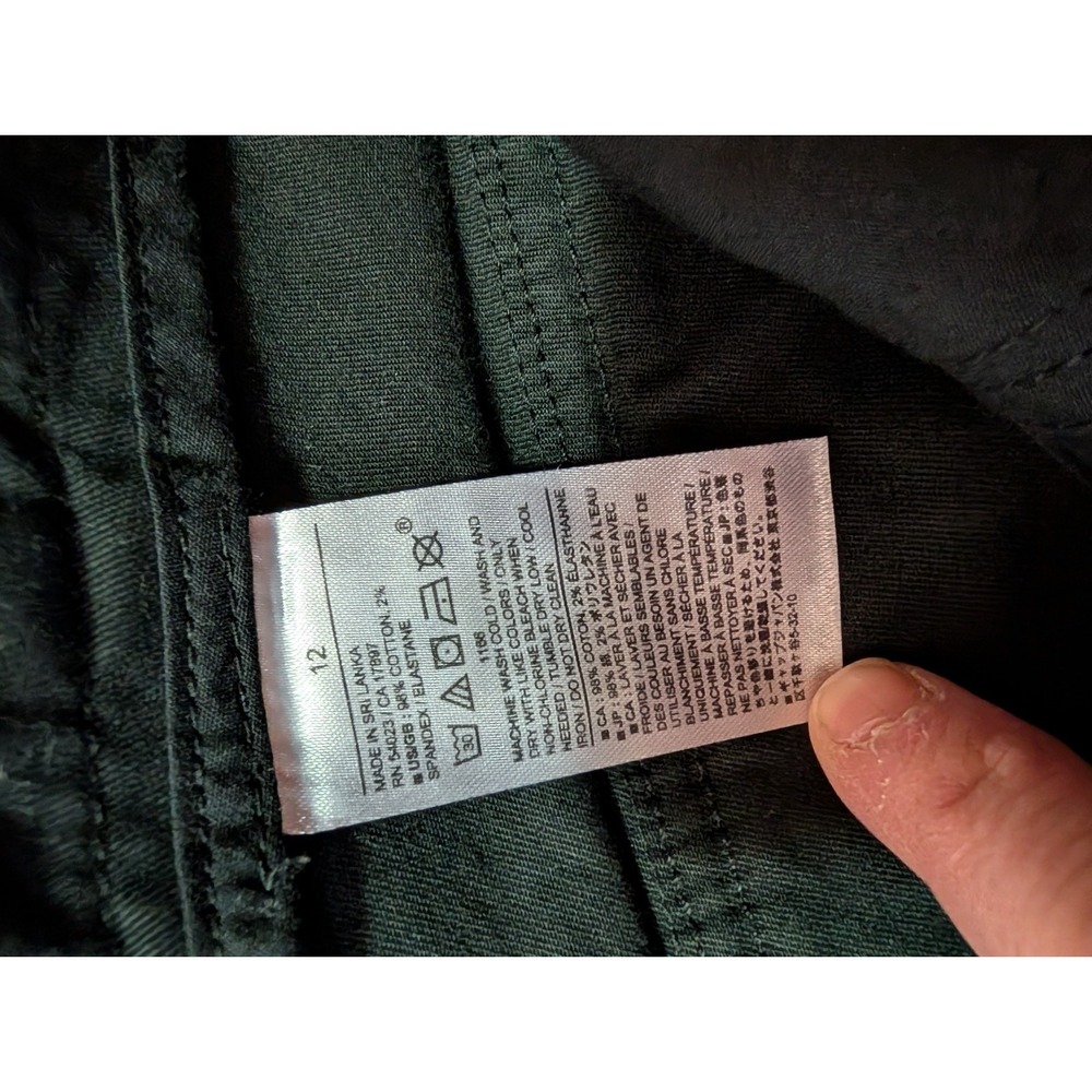 Banana Replubic Women's‎ Cargo Pants Authentic Chino Size 12 - Picture 6 of 7